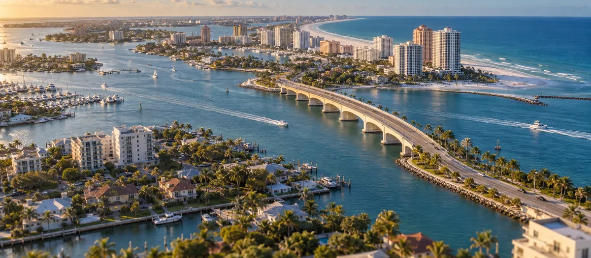 Aerial view of Clearwater, Florida
