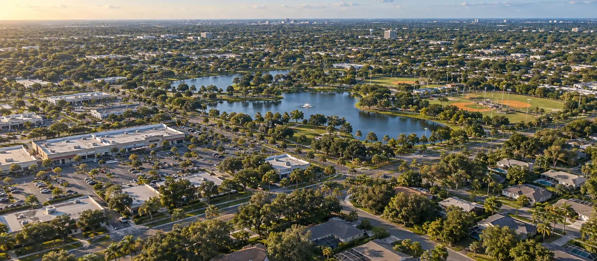 Aerial view of Largo, Florida