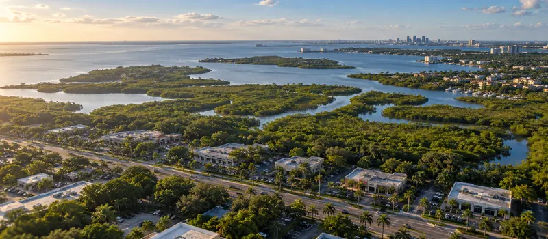 Aerial view of Oldsmar, Florida