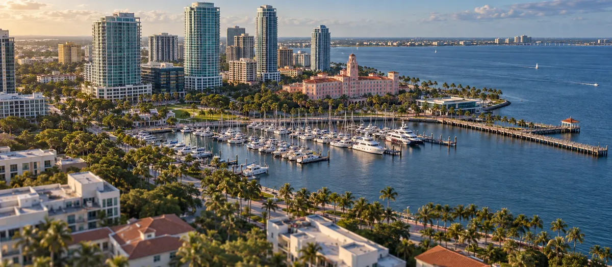 Aerial view of St. Petersburg, Florida