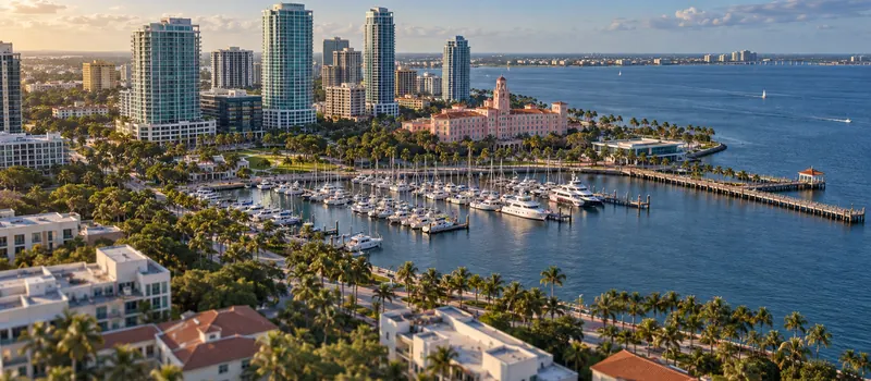 Aerial view of St. Petersburg, Florida