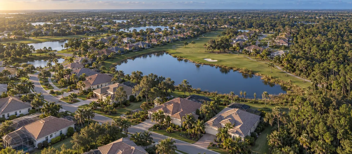 Aerial view of Trinity, Florida