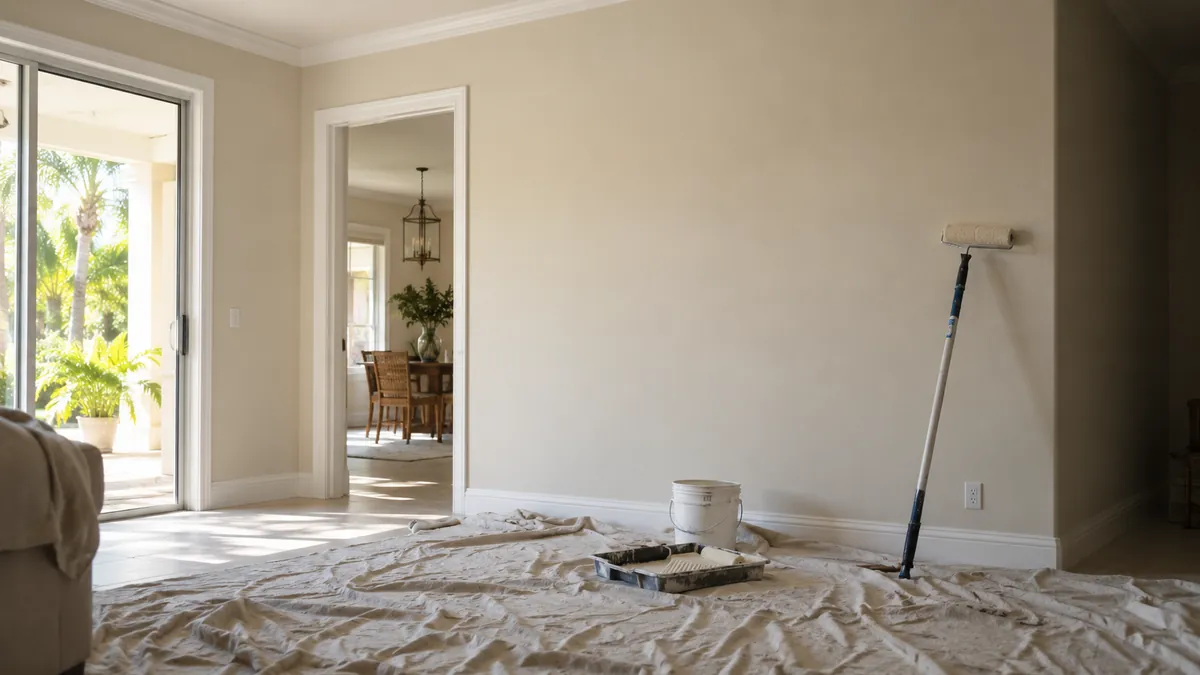 Interior Painting work by Sunrise Quality Painting