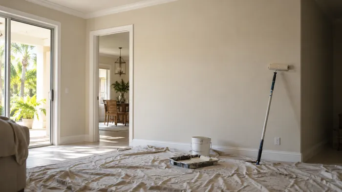 Interior Painting job by Sunrise Quality Painting